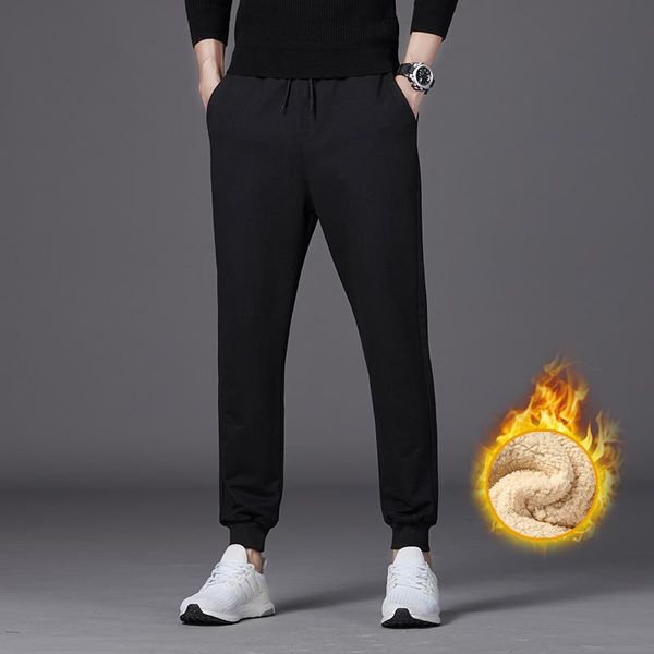 winter plush sports pants men's thickened wei pants tie foot casual trend pure cotton small feet high elastic wear solid color, Black
winter plush sports pants men's thickened wei pants tie foot casual trend pure cotton small feet high elastic wear solid color, Black
