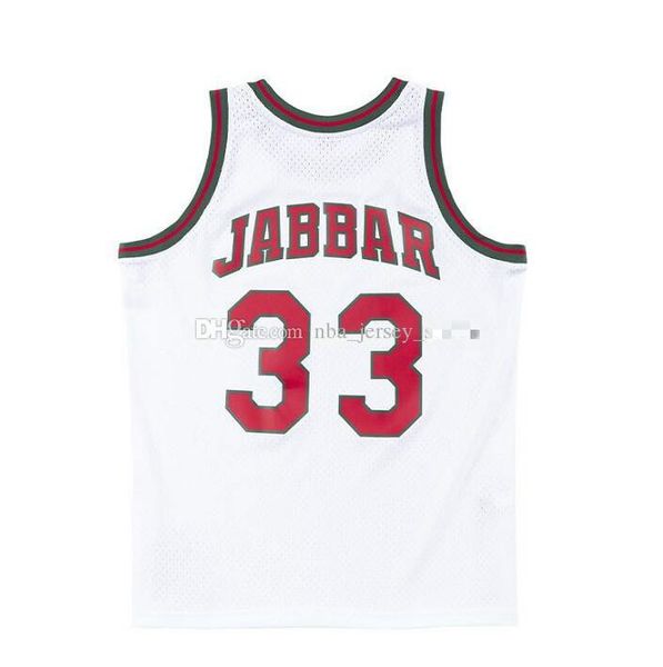 men basketball milwaukee bucks 33 kareem abdul jabbar mitchell & ness 1971-72 white hardwoods classics authentic jersey, Black;red
men basketball milwaukee bucks 33 kareem abdul jabbar mitchell & ness 1971-72 white hardwoods classics authentic jersey, Black;red