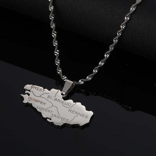 stainless steel silver color bretagne map necklace fashion breizh llydaw brittany france map chain jewelry
stainless steel silver color bretagne map necklace fashion breizh llydaw brittany france map chain jewelry
