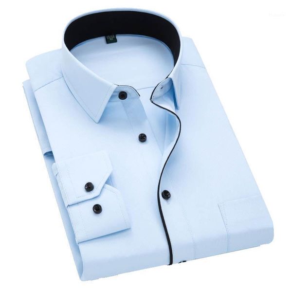 2019 brand new men shirt male dress shirts striped men's fashion casual long sleeve business formal shirt formal camisa social1, White;black
2019 brand new men shirt male dress shirts striped men's fashion casual long sleeve business formal shirt formal camisa social1, White;black