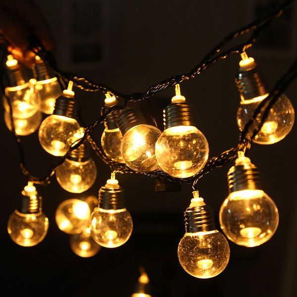 5m 20 led globe string outdoor g50 bulbs fairy lights garland garden patio wedding party christmas decoration light chain
5m 20 led globe string outdoor g50 bulbs fairy lights garland garden patio wedding party christmas decoration light chain