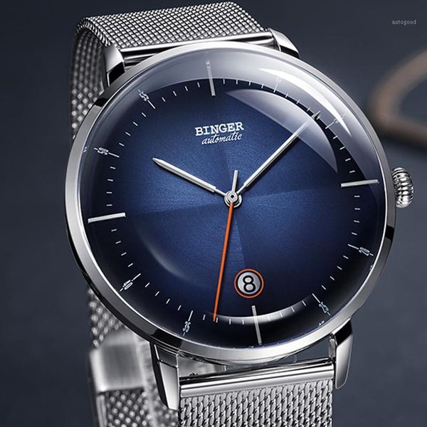 wristwatches switzerland men watch binger automatic mechanical men's watches sapphire male japan movement reloj hombre1, Slivery;brown
wristwatches switzerland men watch binger automatic mechanical men's watches sapphire male japan movement reloj hombre1, Slivery;brown