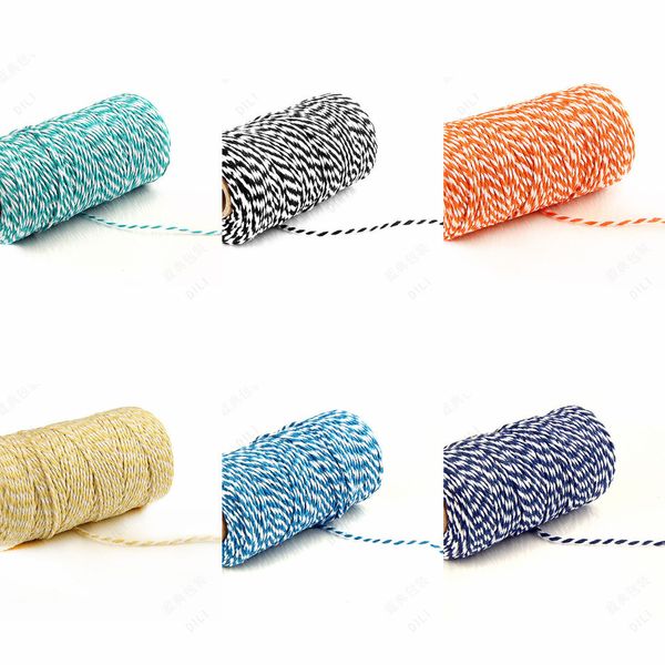 2mm bakers twine string cotton 100m/roll cords rope for handmade home decor christmas gift packing diy craft
2mm bakers twine string cotton 100m/roll cords rope for handmade home decor christmas gift packing diy craft