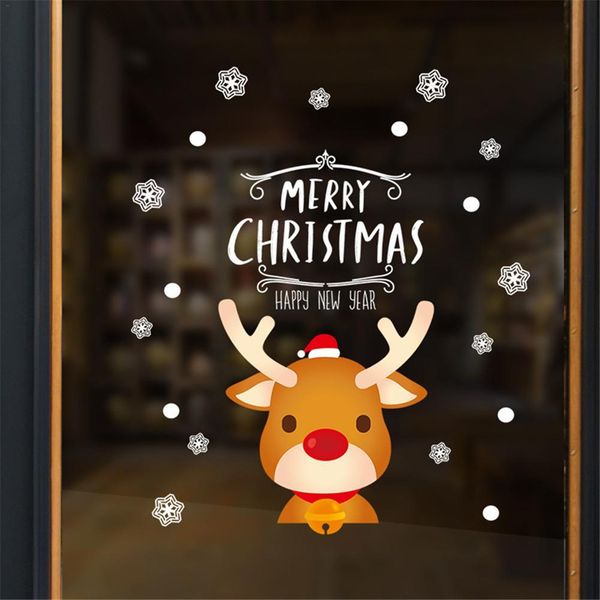 2020 cute elk christmas wall sticker window glass festival decal santa claus mural art new year christmas home store decoration jllere
2020 cute elk christmas wall sticker window glass festival decal santa claus mural art new year christmas home store decoration jllere
