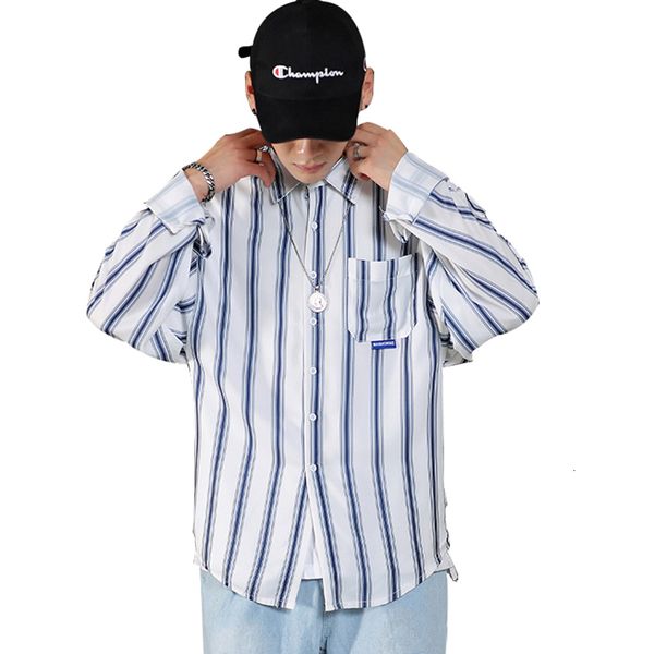 2021 new white hip hop streetwear korean clothes casual brand oversize striped shirt men long sleeve spring autumn vjf8, White;black
2021 new white hip hop streetwear korean clothes casual brand oversize striped shirt men long sleeve spring autumn vjf8, White;black