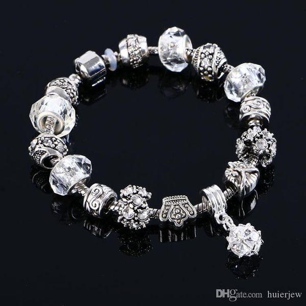 charm bracelet authentic tibetan silver women original diy jewelry christmas bead bracelet, Golden;silver
charm bracelet authentic tibetan silver women original diy jewelry christmas bead bracelet, Golden;silver
