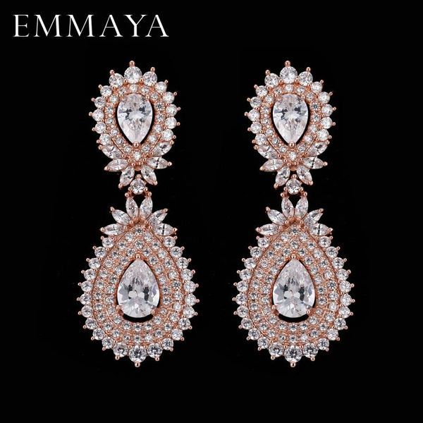 dangle & chandelier emmaya luxury fashion women rose gold color drop earrring cz nice pierced wedding earrings jewelry gifts, Silver
dangle & chandelier emmaya luxury fashion women rose gold color drop earrring cz nice pierced wedding earrings jewelry gifts, Silver