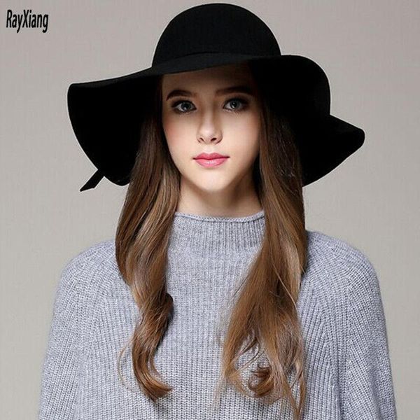 urban coco women's foldable wide brim felt bowler fedora floopy wool hat retro winter cap, Blue;gray
urban coco women's foldable wide brim felt bowler fedora floopy wool hat retro winter cap, Blue;gray