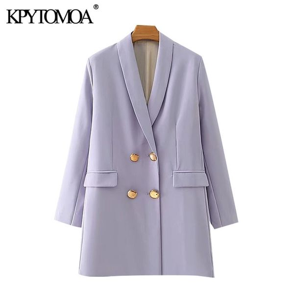kpytomoa women fashion double breasted longline blazers coat vintage long sleeve pockets female outerwear chic 201102, White;black
kpytomoa women fashion double breasted longline blazers coat vintage long sleeve pockets female outerwear chic 201102, White;black
