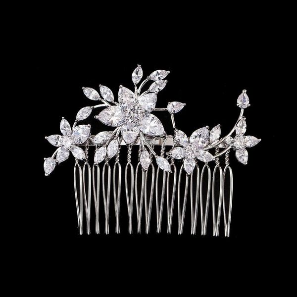 cubic zirconia hair comb flower clip cz women hair jewelry for bride wedding accessories pince cheveux 5.8x7.4cm wigo1082, Golden;silver
cubic zirconia hair comb flower clip cz women hair jewelry for bride wedding accessories pince cheveux 5.8x7.4cm wigo1082, Golden;silver