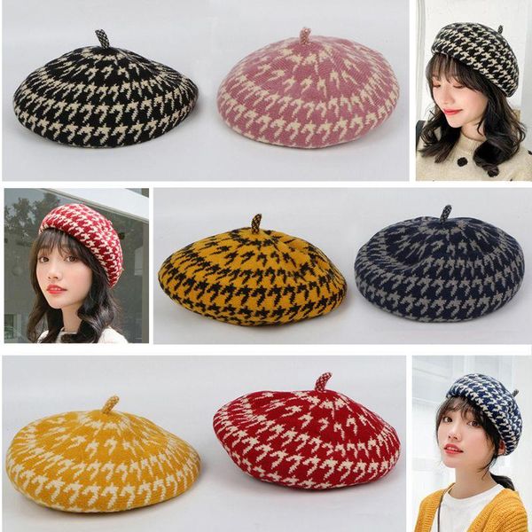 fashion women winter autumn soft knit beret cap lady female casual soft warm painter knitted hat 7 styles, Blue;gray
fashion women winter autumn soft knit beret cap lady female casual soft warm painter knitted hat 7 styles, Blue;gray