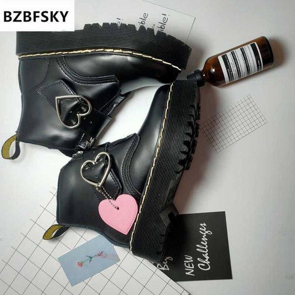 winter shoes female buckle cowhide leather short boots girl fashion boots zipper love thick bottom british wind outdoors shoes, Black
winter shoes female buckle cowhide leather short boots girl fashion boots zipper love thick bottom british wind outdoors shoes, Black