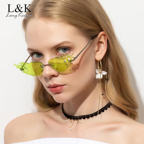 2020 fashion rimless fire flame sunglasses women cat eye punk sun glasses ladies unique hip hop narrow eyewear party uv4001, White;black
2020 fashion rimless fire flame sunglasses women cat eye punk sun glasses ladies unique hip hop narrow eyewear party uv4001, White;black