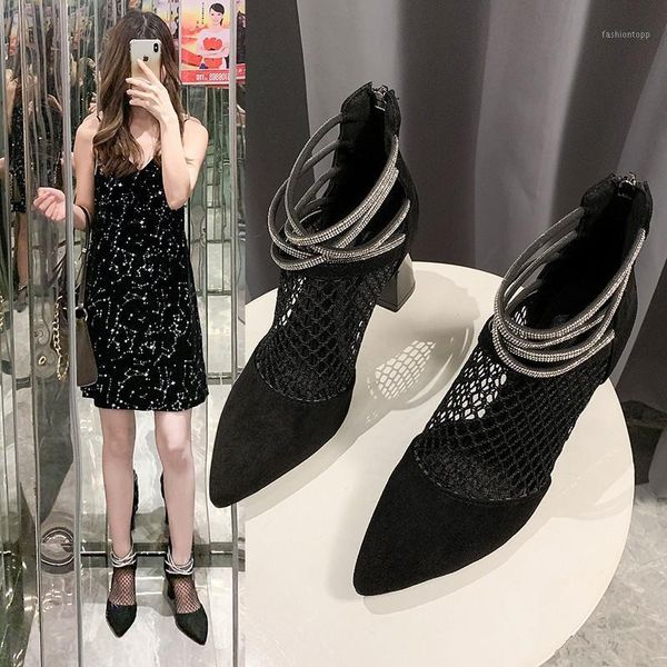 sandals 2021 summer high heels women shoes breathable mesh zipper pumps platform dress woman block heel net1, Black
sandals 2021 summer high heels women shoes breathable mesh zipper pumps platform dress woman block heel net1, Black