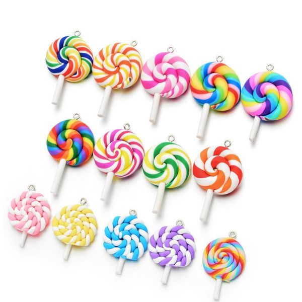 10pcs/lot cute lollipop charms pendants for handmade decoration bracelets necklace earring key chain jewelry making luc qylnby
10pcs/lot cute lollipop charms pendants for handmade decoration bracelets necklace earring key chain jewelry making luc qylnby