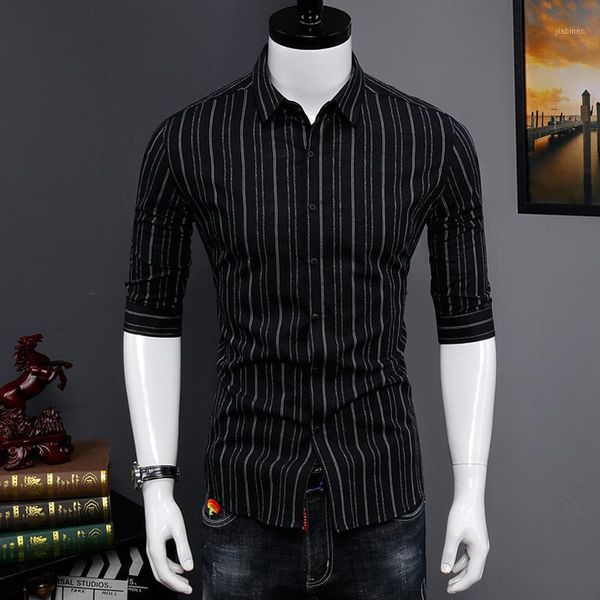 mens striped shirts cotton 83% slim fit dress shirt summer half sleeve fashion korean style size l xl xxl xxxl1, White;black
mens striped shirts cotton 83% slim fit dress shirt summer half sleeve fashion korean style size l xl xxl xxxl1, White;black