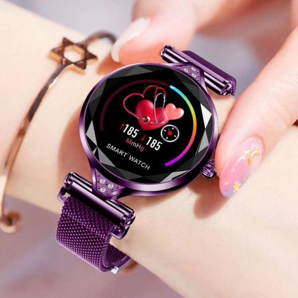 smart bracelet h1 color continuous screen heart rate dynamic ui women's fashion healthy sports intelligent magnetic buckle watch, Slivery;brown
smart bracelet h1 color continuous screen heart rate dynamic ui women's fashion healthy sports intelligent magnetic buckle watch, Slivery;brown