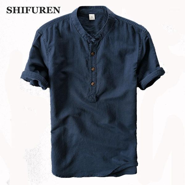 wholesale- shifuren new summer causal men linen cotton shirts short sleeve chinese mandarin collar soft breathable dress shirts plus size1, White;black
wholesale- shifuren new summer causal men linen cotton shirts short sleeve chinese mandarin collar soft breathable dress shirts plus size1, White;black