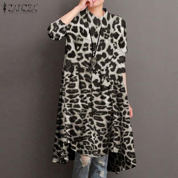 2020 autumn leopard printed shirt zanzea women casual long sleeve blouse vintage plaid long blusas female chemise plus size, White
2020 autumn leopard printed shirt zanzea women casual long sleeve blouse vintage plaid long blusas female chemise plus size, White