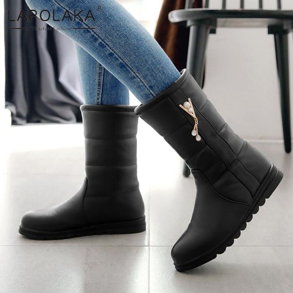 lapolaka 2020 new fashion cold winter warm snow boots women shoes waterproof metal non-slip comy trendy dropship boots ladies, Black
lapolaka 2020 new fashion cold winter warm snow boots women shoes waterproof metal non-slip comy trendy dropship boots ladies, Black