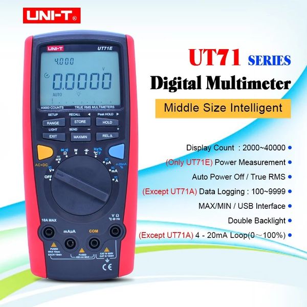 uni-t ut71a ut71b ut71c ut71d ut71e цифровая мультимессора rms ac dc meter вольт ampere ohm емкости temp тестер подсветка
uni-t ut71a ut71b ut71c ut71d ut71e цифровая мультимессора rms ac dc meter вольт ampere ohm емкости temp тестер подсветка