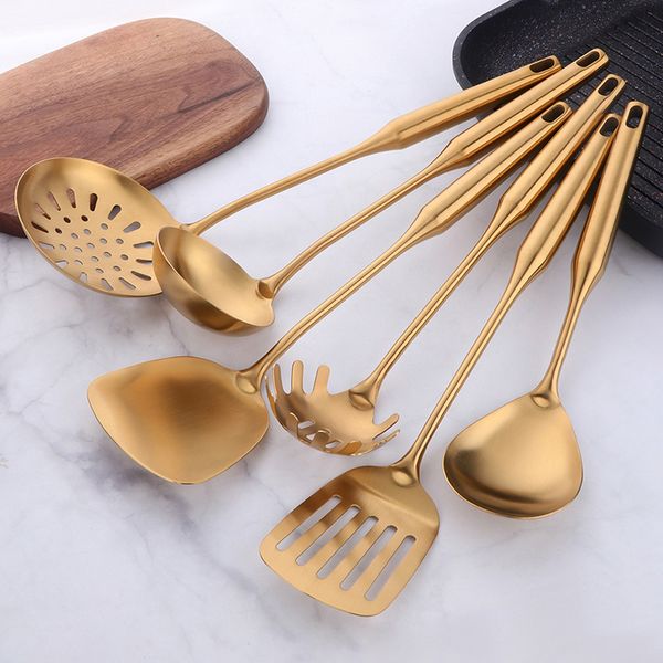 1pcs stainless steel kitchen tools gold cooking set spatula shovel soup spoon turner tong kitchen accessories kitchenware gadget t200323
1pcs stainless steel kitchen tools gold cooking set spatula shovel soup spoon turner tong kitchen accessories kitchenware gadget t200323