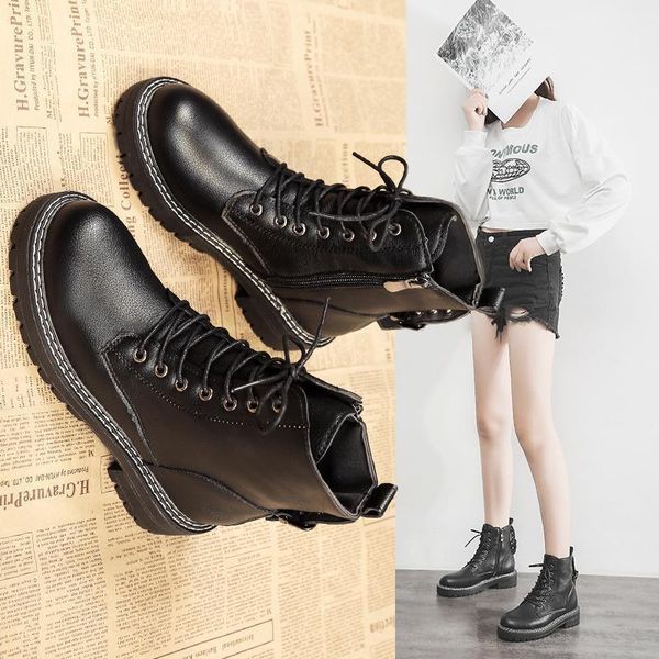 women platform boots women shoes spring autumn boots motorcycle female ankle shoes for booties size 35-401, Black
women platform boots women shoes spring autumn boots motorcycle female ankle shoes for booties size 35-401, Black