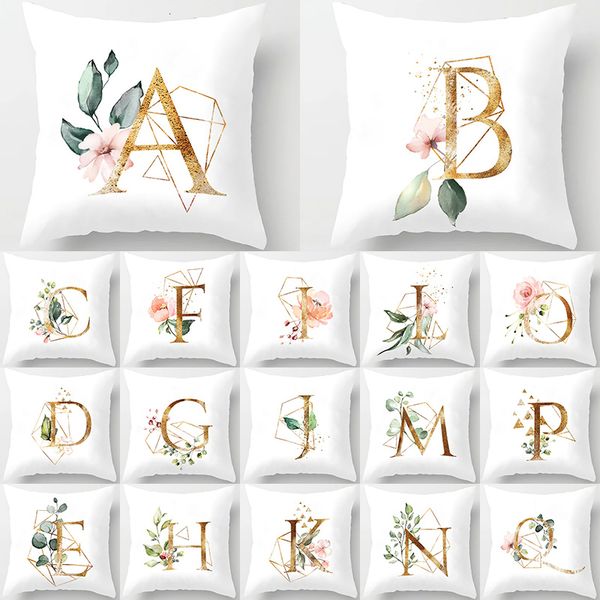 1pcs flower letter pillow 45*45cm english alphabet white cushion cover polyester decoration cojines decorativos para sofa 40972
1pcs flower letter pillow 45*45cm english alphabet white cushion cover polyester decoration cojines decorativos para sofa 40972