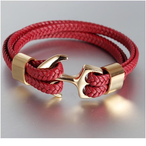 tangyin new stainless steel anchor bracelet charm men leather rope chain survival bracelets for men and women jewelry jllgcm
tangyin new stainless steel anchor bracelet charm men leather rope chain survival bracelets for men and women jewelry jllgcm