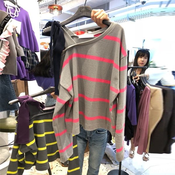 south korea east gate 2020 autumn women's sweet butterfly dew shoulder long sleeve t-shirt loose temperament striped butterflybutterfly, White
south korea east gate 2020 autumn women's sweet butterfly dew shoulder long sleeve t-shirt loose temperament striped butterflybutterfly, White