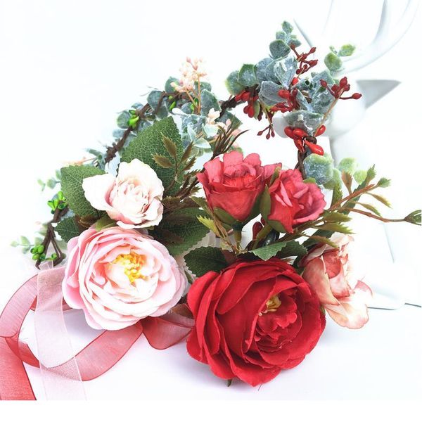 big rose flower crown floral headband garlands festival girls hair accessories bride wedding flower wreath women h qylggh
big rose flower crown floral headband garlands festival girls hair accessories bride wedding flower wreath women h qylggh
