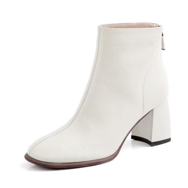 boots leather ankle women autumn winter thick heels ladies sewing style shoes g312 woman round toe back zipper black beige
boots leather ankle women autumn winter thick heels ladies sewing style shoes g312 woman round toe back zipper black beige