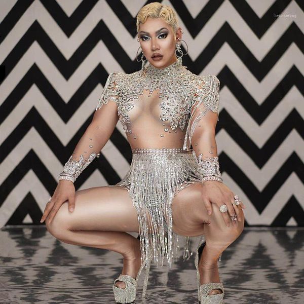 silver sequins fringes elastic skinny bodysuit women birthday party tassel jumpsuit singer dancer performance nightclub costume1, Black;white
silver sequins fringes elastic skinny bodysuit women birthday party tassel jumpsuit singer dancer performance nightclub costume1, Black;white