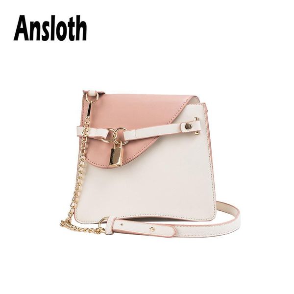 ansloth panelled women's bag fashion lock shoulder bag for lady pu leather crossbody female handle hps546
ansloth panelled women's bag fashion lock shoulder bag for lady pu leather crossbody female handle hps546