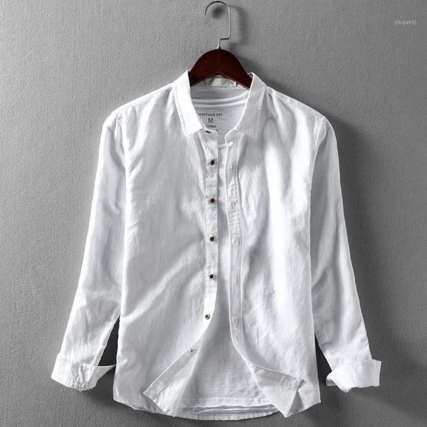 men fashion shirt men 2020 new men's linen long sleeve shirt solid color casual lapel youth clothing1, White;black
men fashion shirt men 2020 new men's linen long sleeve shirt solid color casual lapel youth clothing1, White;black