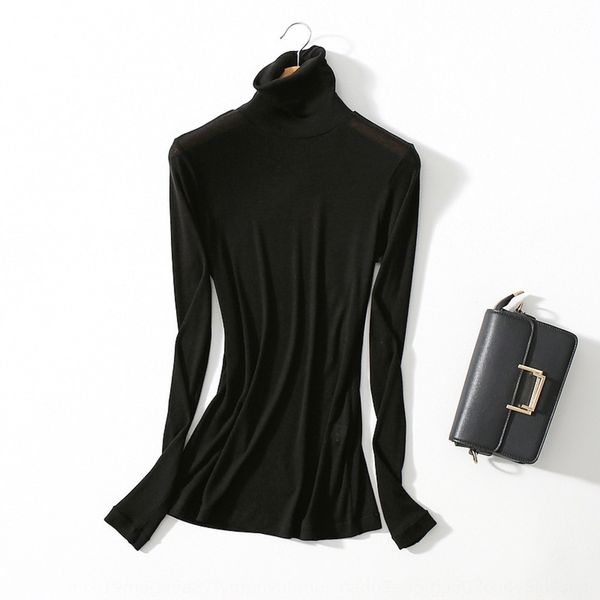 новый мягкий tencel шерсти сплошной цвет основа высокой шерсти woolcollar длинный рукав база топ топ женский т tmivx, White
новый мягкий tencel шерсти сплошной цвет основа высокой шерсти woolcollar длинный рукав база топ топ женский т tmivx, White