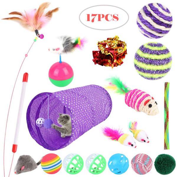 17pcs/set funny kitten ball toys bell ball toy for pet cat dog pet cat interactive training chew toy
17pcs/set funny kitten ball toys bell ball toy for pet cat dog pet cat interactive training chew toy