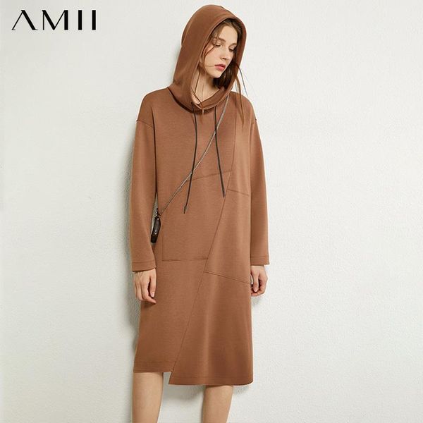 amii minimalism autumn fashion women hoodies causal solid hooded loose knee-length women dress female sweatershirt 12040317, Black;gray
amii minimalism autumn fashion women hoodies causal solid hooded loose knee-length women dress female sweatershirt 12040317, Black;gray
