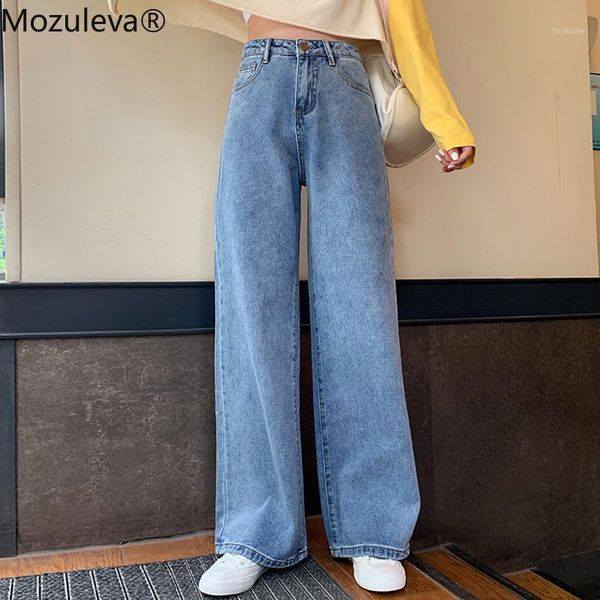mozuleva high waist loose straight wide leg jeans women pants 2019 leisure female all-match oversized trousers women denim jean1, Blue
mozuleva high waist loose straight wide leg jeans women pants 2019 leisure female all-match oversized trousers women denim jean1, Blue