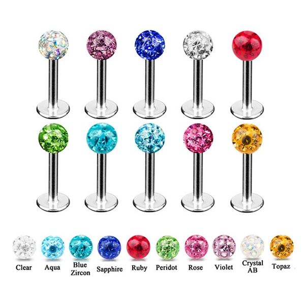 10pc mixed color feridoepoxy cz gem ball labret lip studs,eyebrow rings,earring stud,tongue rings piercing body jewelry q sqcfmo, Silver
10pc mixed color feridoepoxy cz gem ball labret lip studs,eyebrow rings,earring stud,tongue rings piercing body jewelry q sqcfmo, Silver