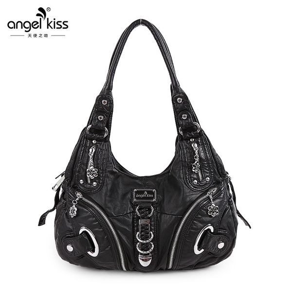 luxury washed shoulder bags for women 2021 classic fashion motorcycle soft handbags pu leather shoppin bags chic crossbody bag c0121
luxury washed shoulder bags for women 2021 classic fashion motorcycle soft handbags pu leather shoppin bags chic crossbody bag c0121