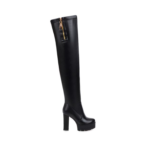 woman 2021 on her knee plutonium heels thick european and side 2-color winter boots ztck, Black
woman 2021 on her knee plutonium heels thick european and side 2-color winter boots ztck, Black