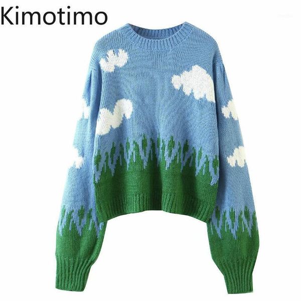 kimotimo kawaii sweater long sleeve autumn 2020 fashion jumper pullovers sky clouds knitted chic korean women sweater1, White;black
kimotimo kawaii sweater long sleeve autumn 2020 fashion jumper pullovers sky clouds knitted chic korean women sweater1, White;black