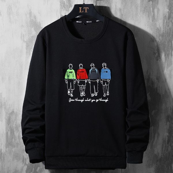 new classic design fashion brand men hoodies 2021 spring autumn hip hop casual men's sweatshirts punk streetwear clothes thhz, Black
new classic design fashion brand men hoodies 2021 spring autumn hip hop casual men's sweatshirts punk streetwear clothes thhz, Black
