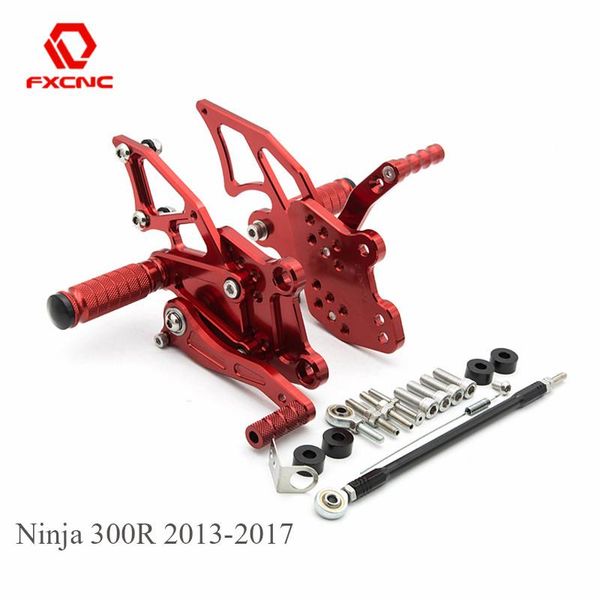 cnc aluminum adjustable footpeg motorcycle rearset rear set foot peg pedal footrest for ninja 300r ex300 2013-2020
cnc aluminum adjustable footpeg motorcycle rearset rear set foot peg pedal footrest for ninja 300r ex300 2013-2020
