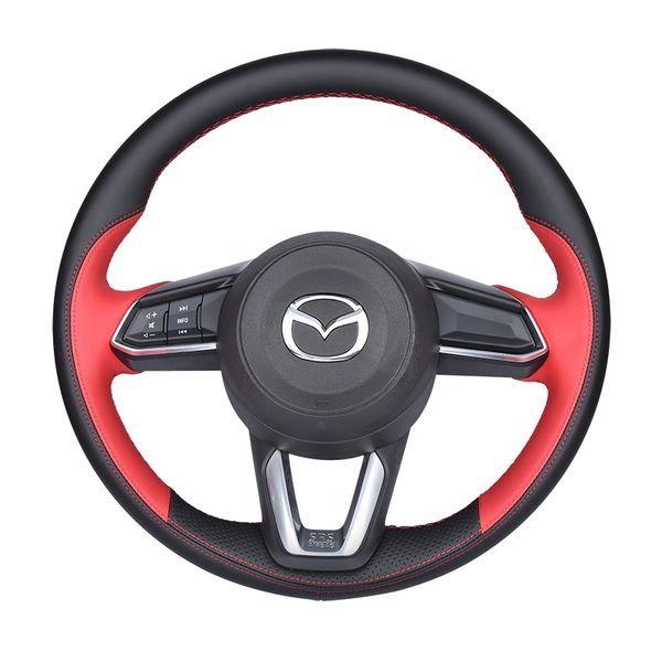 diy leather hand sewn steering wheel cover for mazda 3 atenza cx-4 cx5 onxeira cx30 special purpose vehicle interior
diy leather hand sewn steering wheel cover for mazda 3 atenza cx-4 cx5 onxeira cx30 special purpose vehicle interior