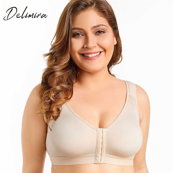 delimira women's front closure full coverage wire back support bra y19070301, Red;black
delimira women's front closure full coverage wire back support bra y19070301, Red;black