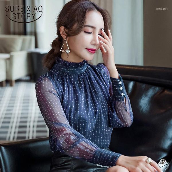 new arrived 2018 spring blouse women long sleeved shirt female fashion loose blouse office lady clothing d468 301, White
new arrived 2018 spring blouse women long sleeved shirt female fashion loose blouse office lady clothing d468 301, White