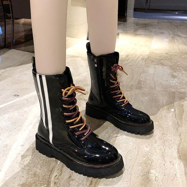 boots autumn winter leather women fashion lace up round toe flat locomotive thick bottom calf black shoes
boots autumn winter leather women fashion lace up round toe flat locomotive thick bottom calf black shoes
