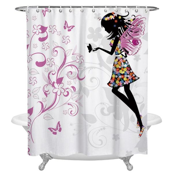 shower curtains flower and girl curtain decorative waterproof polyester fabric bathroom with hooks home bath decor
shower curtains flower and girl curtain decorative waterproof polyester fabric bathroom with hooks home bath decor